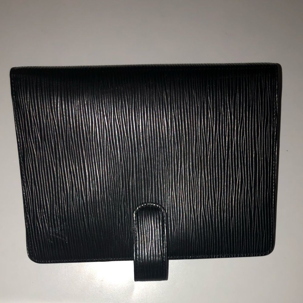 Louis Vuitton Epi Agenda MM Black